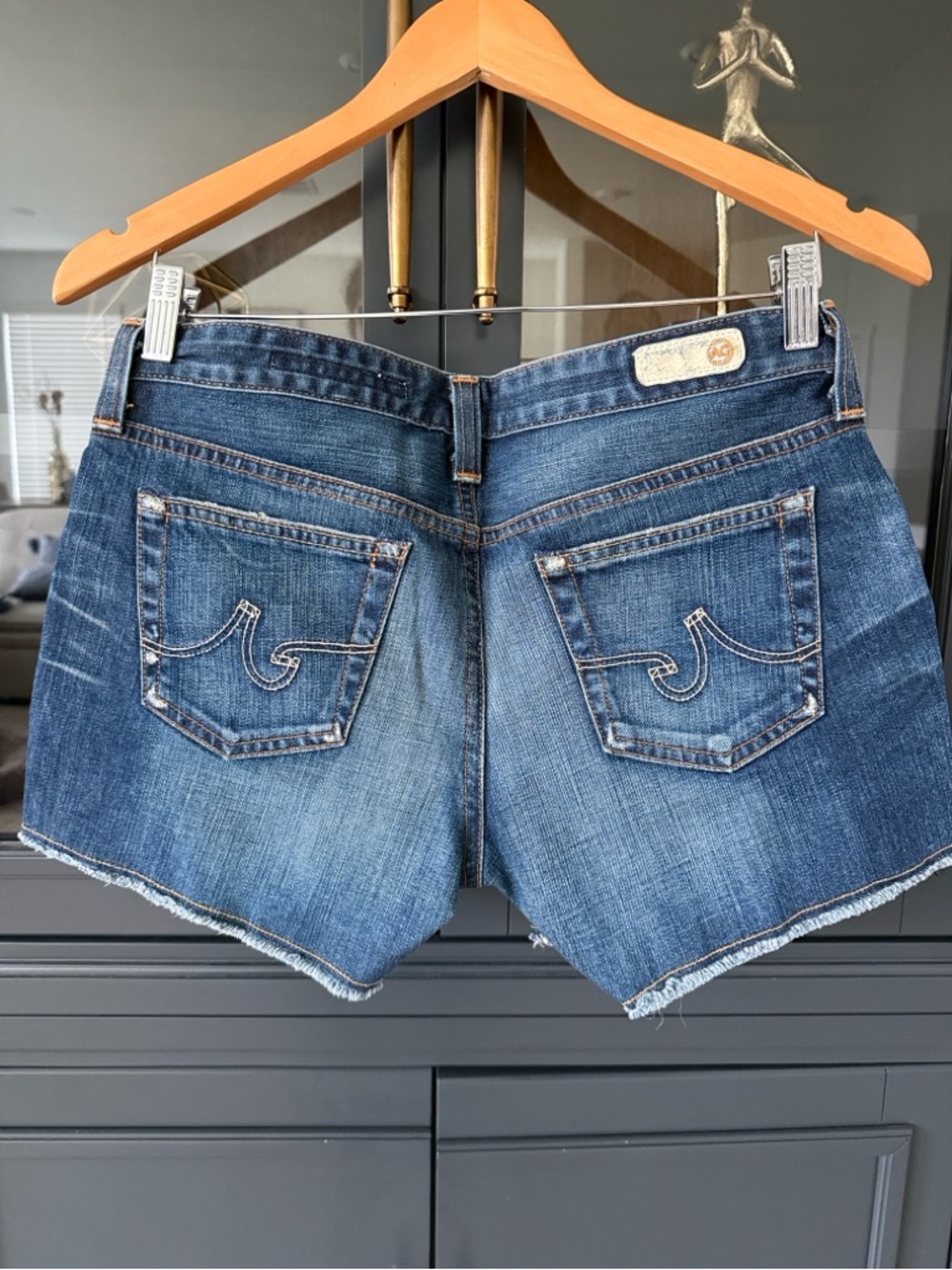 Ag Adriano Goldschmied Dark Blue Denim Jeans